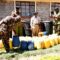In the cutting of a drink: No nonsense police in Kakamga North seize and destroy 2,700 litres of bootleg Nubian gin