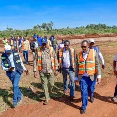 Kerenga Airstrip in Kericho County set for completion in May as inspection shows it’s 15 per cent to done