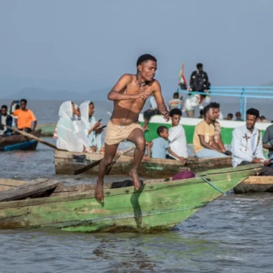 Ethiopian Orthodox Christians flock Lake Dambal shores to celebrate Epiphany – marking baptism of Jesus