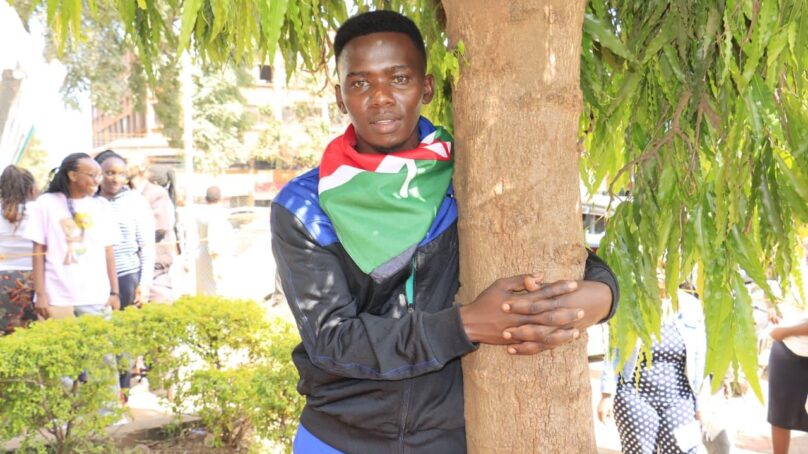 Another Kenyan attempts 80-hour tree-hugging record as a symbol of cancer patients endurance