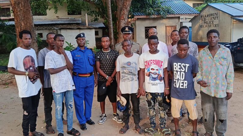 Three more members of criminal gang Panga Boys surrender to police as security along Kenyan coast improves  