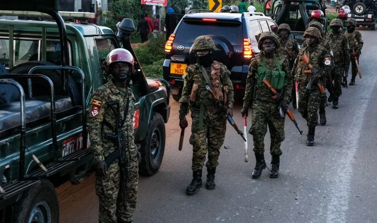 Ugandan voters face soldiers in streets as country faces information blackout after internet shutdown