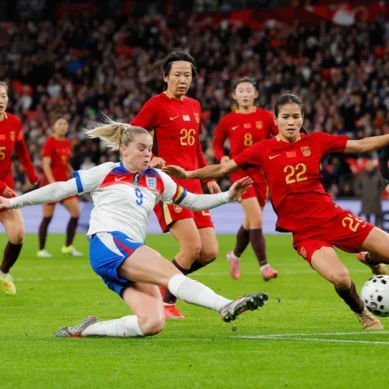 China’s women’s football team received with ‘Steel Roses, rise again, defend title’ chants as it arrives in Australia for Asian Cup