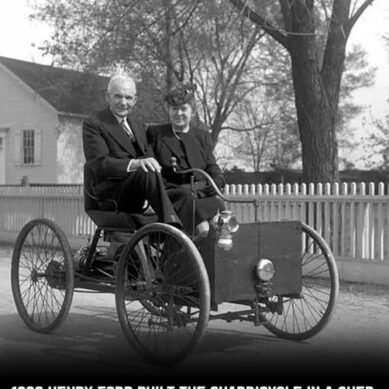 How in a tiny rented in 1896 in Detroit, US, Henry Ford built the first gasoline-powered car and changed the way the world travels