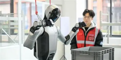 Inside China’s robot boot camp where robots are trained to performs tasks as race to feed hungry AI heats up