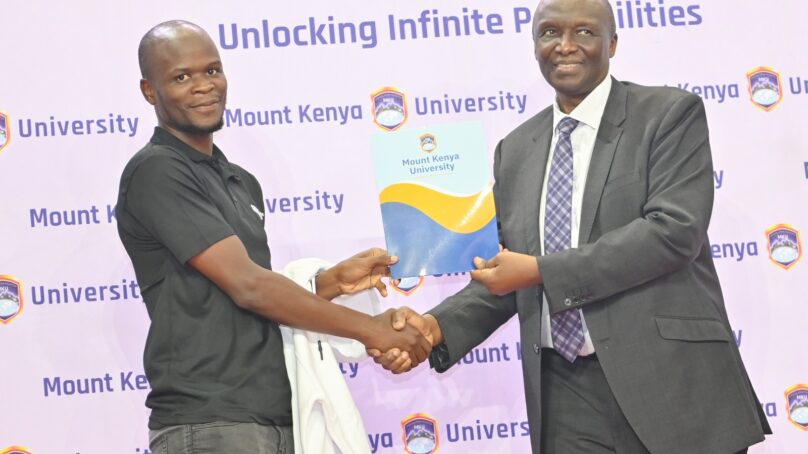 Mt Kenya University’s drive to become ‘Africa skills supermarket’ sees 27 nursing apprentices depart for Germany