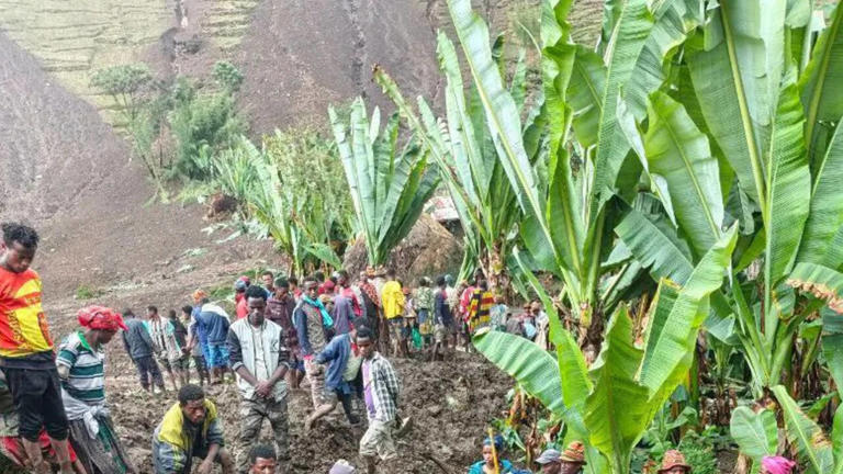 Fears death toll from landslide in southern Ethiopia will rise to 100 as 52 bodies recovered