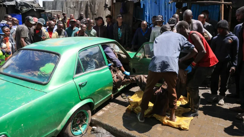 Death toll in flash-floods in Kenyan capital climbs to 45 as torrential rains pound East Africa