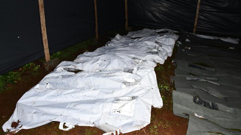 Exhumation of 13 unclaimed bodies from Nyamira buried in mass grave in Kericho begins