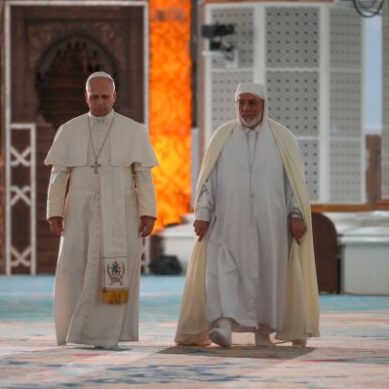 Pope’s tour of Algeria draws praise as ‘land of peace and coexistence speaks to the world’