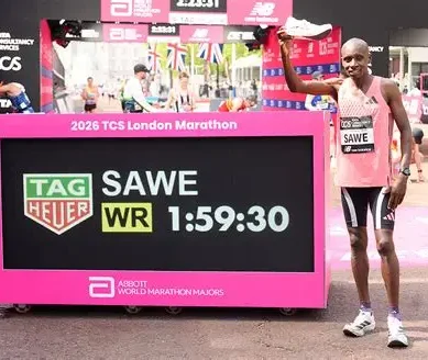 Kenyan marathon ace Sebastian Sawe runs into Guinness Book of Records after breaking two hour barrier