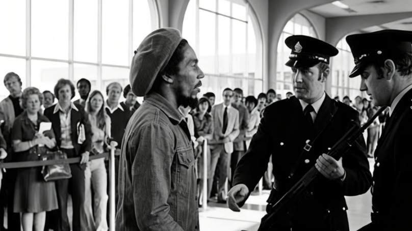 Day Bob Marley taught airport security f ‘the most powerful response to injustice is not resistance but dignity that refuses to bend’