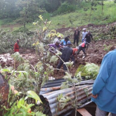 Murang’a County in central Kenya put on landslides high alert after torrential rains