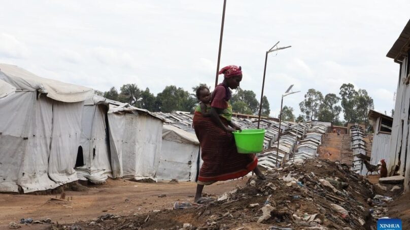 In eastern Congo’s displacement camp, risks exacerbated by dry taps and crowded shelters