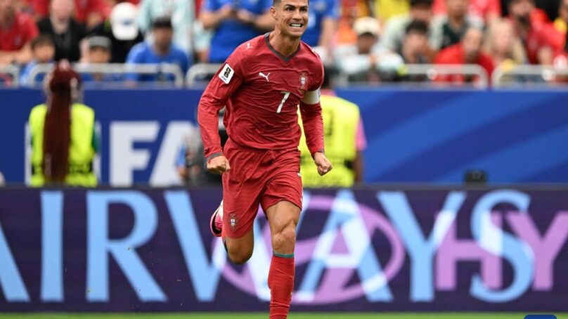 Still going strong: ‘It doesn’t matter, because it’s been 23 years on the job and when things go well, ‘Cristiano is good…’
