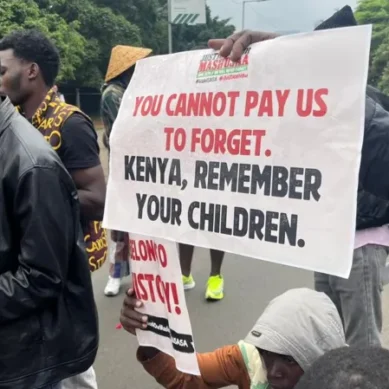 Veteran politicians and young Kenyans march to mark anniversary of bloody 2024 anti-government protests