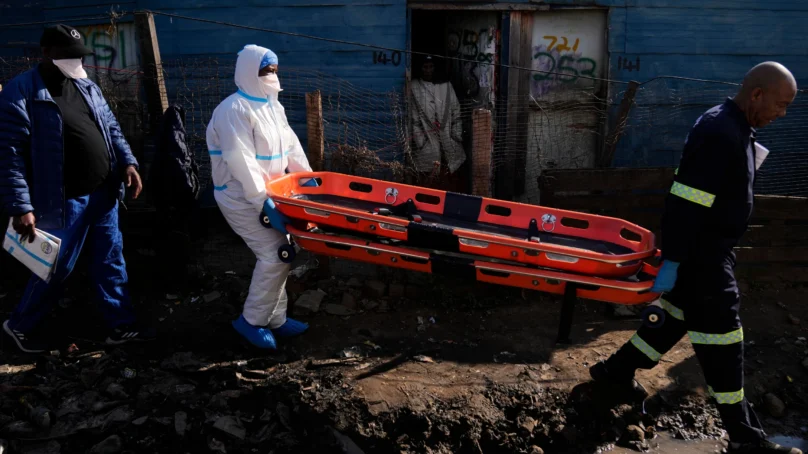 Violent crime shows no sign of subsiding from 23,000 murders last year as 12 are killed in poor South African community