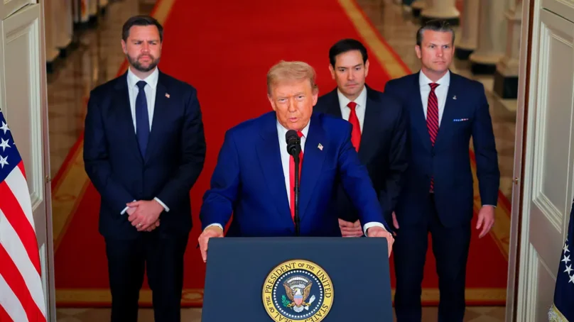 President Trump says US and Iran are discussing how to jointly dig out Iran’s nuclear material