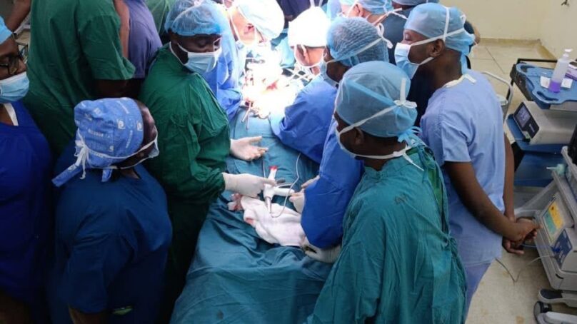 Surgeons at Kenyatta National Hospital score big after successfully removing a 4kg liver tumour from patient