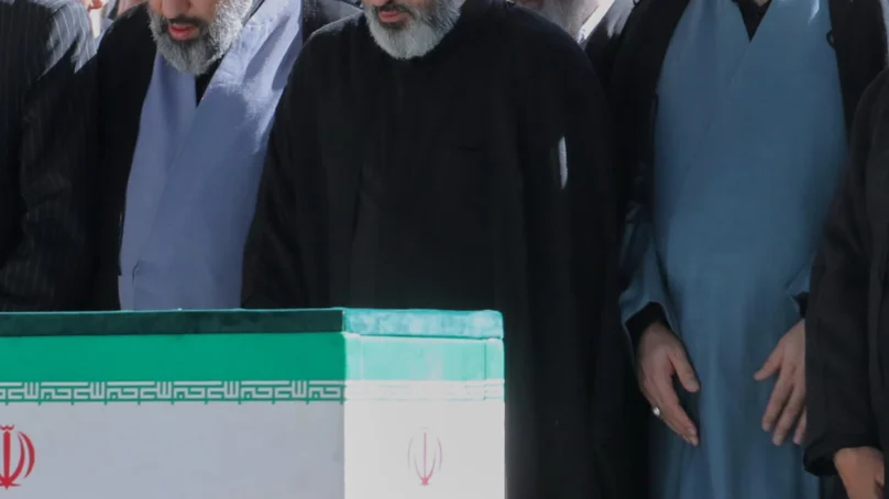 Iran’s new Supreme Leader Ayatollah Mojtaba Khamenei a no-show at father’s funeral as three other pray beside his coffin