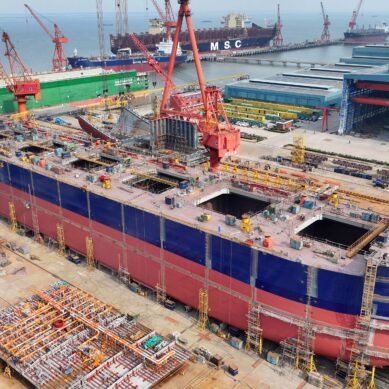China’s equipment manufacturing, led by shipbuilding, drives export growth in first half of 2026