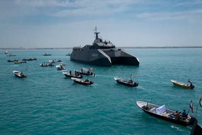 Iran’s Revolutionary Guards Navy hits US military bases, which coincided with burial slain leader Khamenei