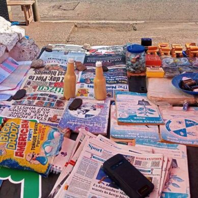 News vendor shares how shifting political interests and social media explosion have hit newspaper circulation in Kenya