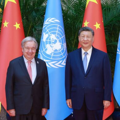 Chinese President Xi Jinping praises UN boss Antonio Guterres for UN for ‘firmly upholding multilateralism’