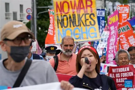 Protesters call for remembrance, reject nuclear weapons at atomic-bombed Hiroshima