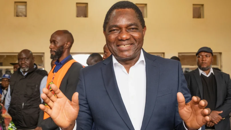 Zambia President Hichilema re-elected for a second term after garnering 61 per cent of the vote